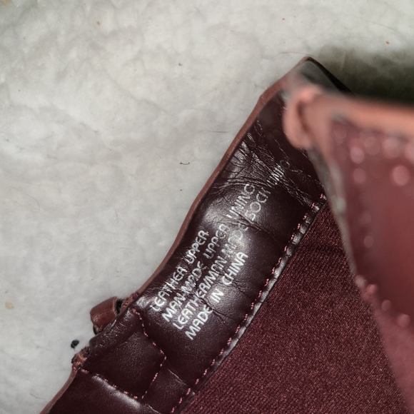 Earth Size 9.5 Dark Red Leather Booties - Picture 8 of 10